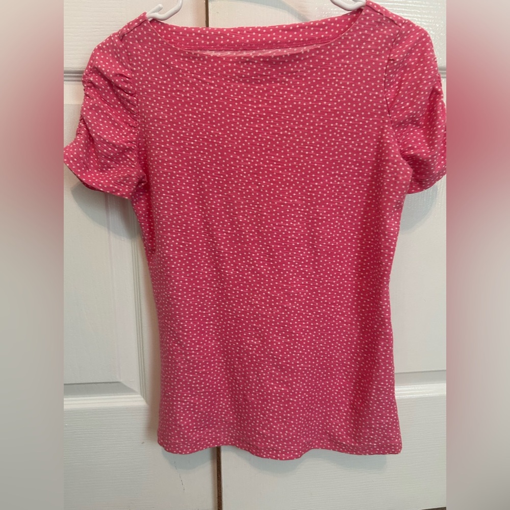 Lilly Pulitzer Women's Pink Polka Dot Top Size Small